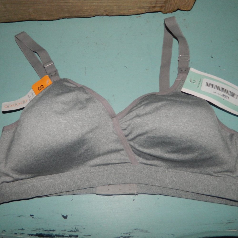 Playtex Nursing Bra Flexes to Fit Silver Size Small (HH-16)